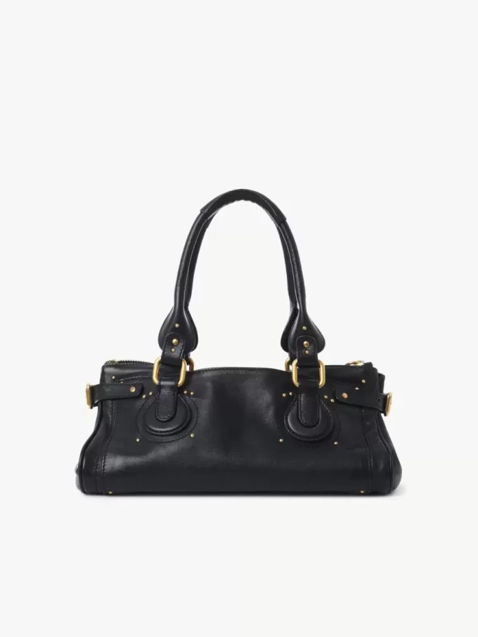 Sac Paddington en cuir grainé Sac Paddington en cuir grainé