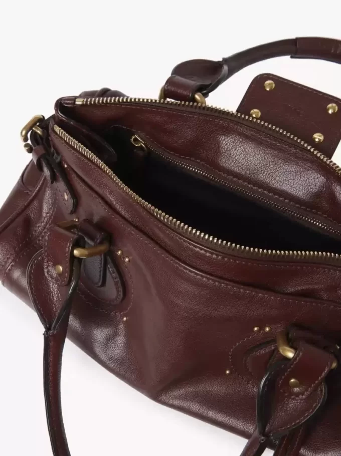 Sac Paddington en cuir grainé Sac Paddington en cuir grainé