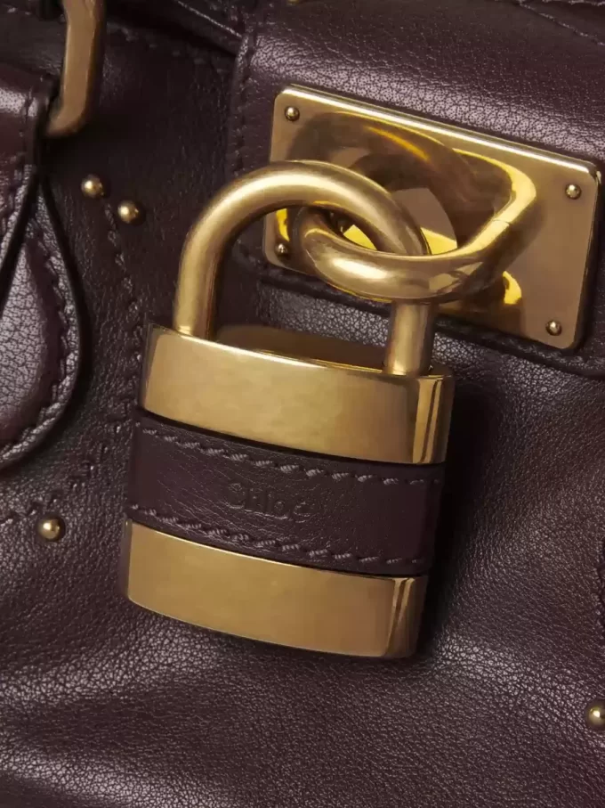 Sac Paddington en cuir grainé Sac Paddington en cuir grainé