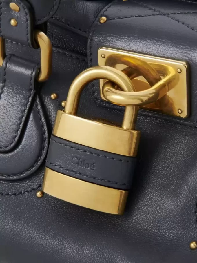 Sac Paddington en cuir grainé Sac Paddington en cuir grainé