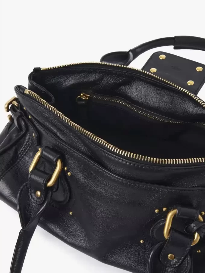 Sac Paddington en cuir grainé Sac Paddington en cuir grainé