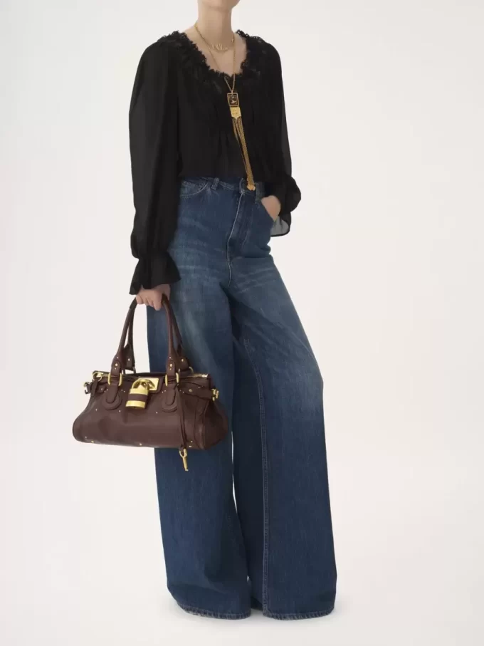 Sac Paddington en cuir grainé Sac Paddington en cuir grainé