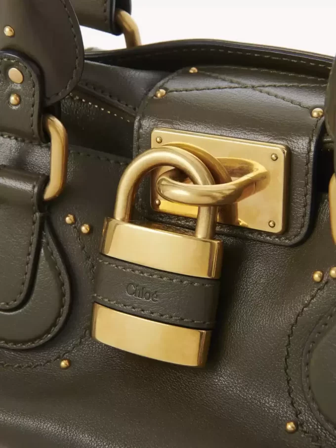 Sac Paddington en cuir grainé Sac Paddington en cuir grainé