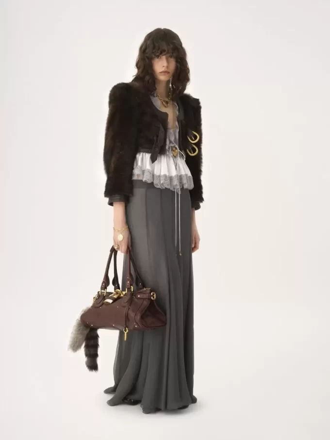 Sac Paddington en cuir grainé Sac Paddington en cuir grainé