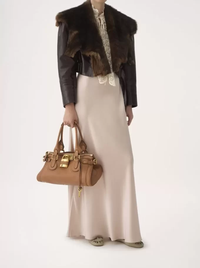 Sac Paddington en cuir grainé Sac Paddington en cuir grainé
