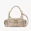 Sac photo en cuir brillant Sac photo en cuir brillant