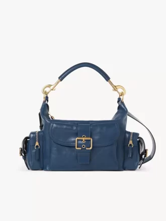 Sac photo en cuir brillant