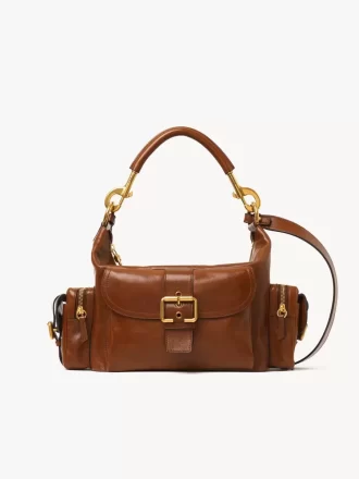 Sac photo en cuir brillant Sac photo en cuir brillant