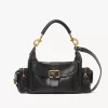 Sac photo en cuir brillant Sac photo en cuir brillant