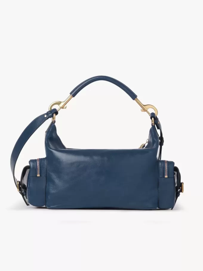 Sac photo en cuir brillant Sac photo en cuir brillant