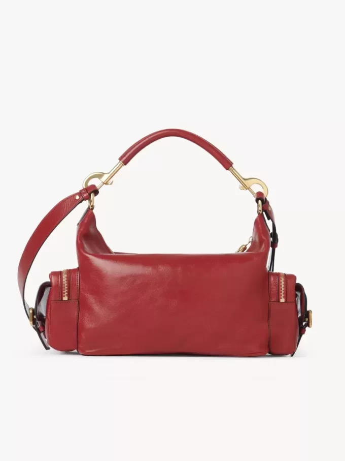 Sac photo en cuir brillant Sac photo en cuir brillant