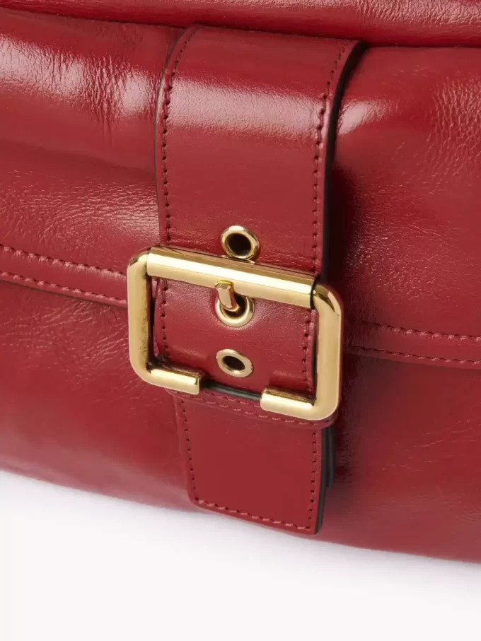 Sac photo en cuir brillant Sac photo en cuir brillant