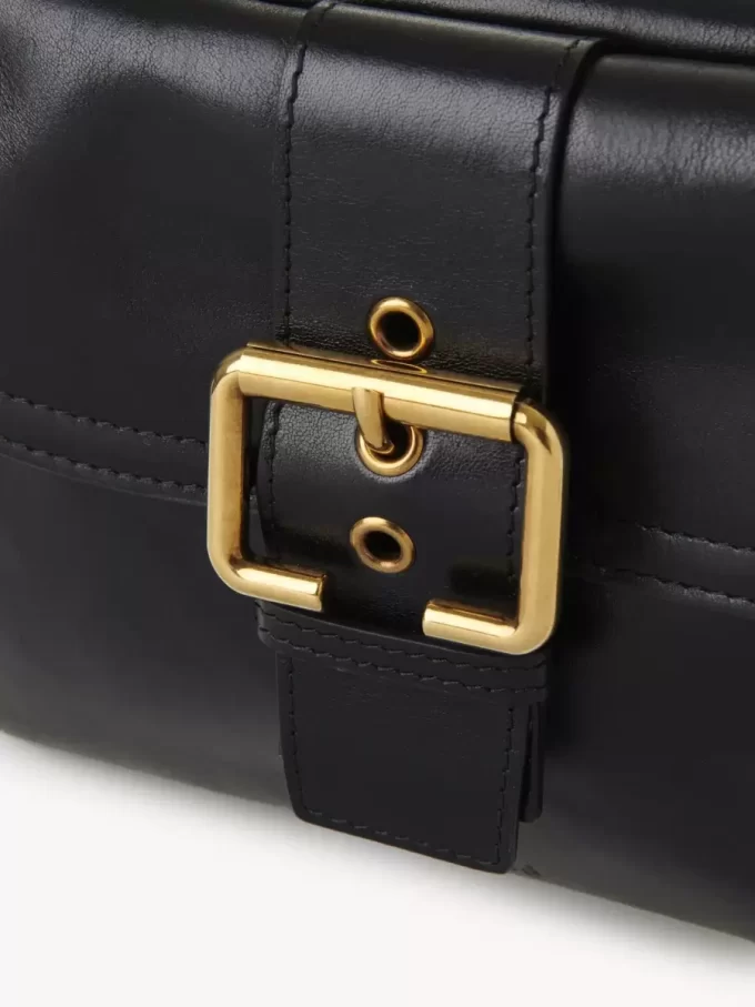 Sac photo en cuir brillant Sac photo en cuir brillant