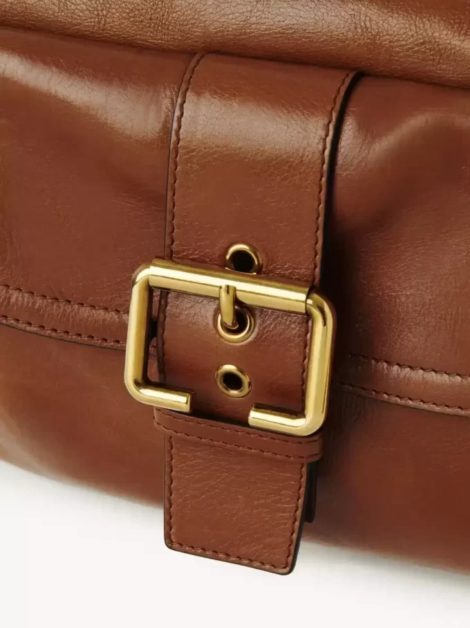 Sac photo en cuir brillant Sac photo en cuir brillant