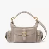 Sac photo en cuir suédé Sac photo en cuir suédé