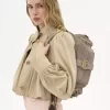 Sac photo en cuir suédé Sac photo en cuir suédé