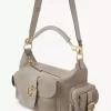Sac photo en cuir suédé Sac photo en cuir suédé