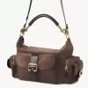 Sac photo en cuir suédé Sac photo en cuir suédé