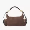 Sac photo en cuir suédé Sac photo en cuir suédé