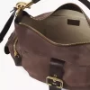 Sac photo en cuir suédé Sac photo en cuir suédé