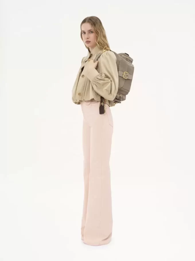 Sac photo en cuir suédé Sac photo en cuir suédé