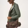 Sac photo en cuir suédé Sac photo en cuir suédé