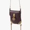 Sac à rabat chaîne Château Treasures en cuir grainé