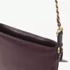 Sac à rabat chaîne Château Treasures en cuir grainé