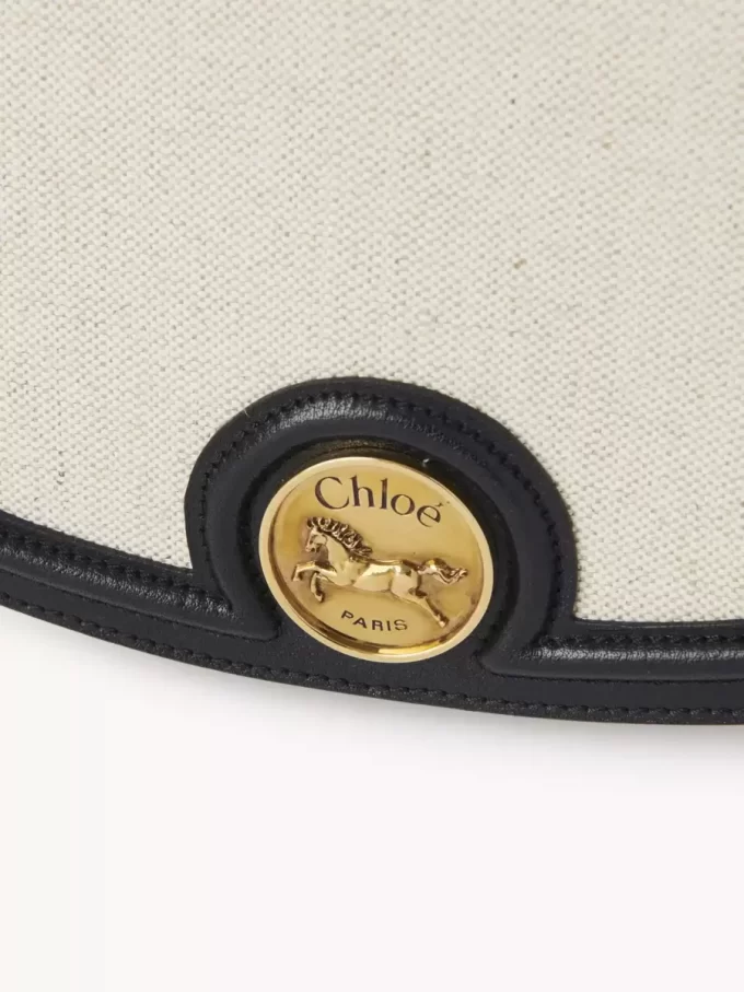 Sacoche de selle Horse Medal en toile et cuir grainé Sacoche de selle Horse Medal en toile et cuir grainé