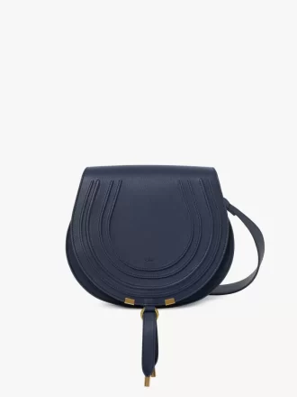 Sacoche de selle Marcie en cuir grainé