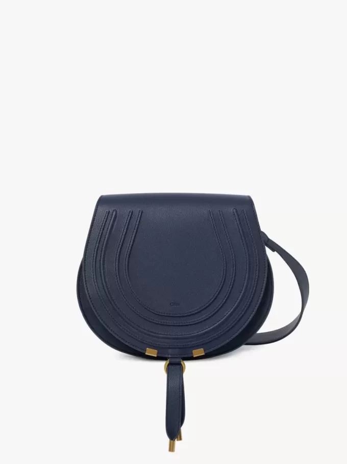 Sacoche de selle Marcie en cuir grainé Sacoche de selle Marcie en cuir grainé