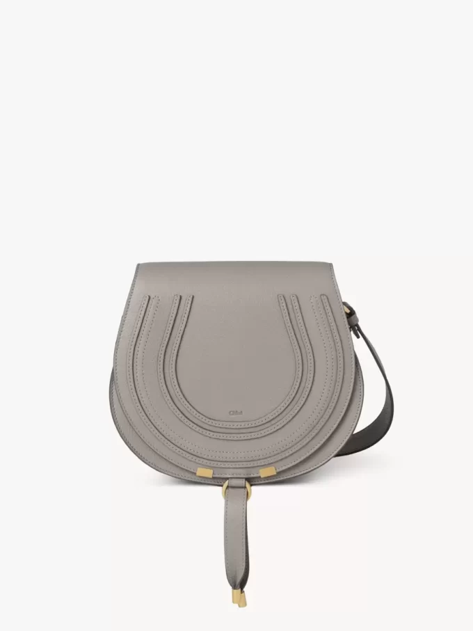 Sacoche de selle Marcie en cuir grainé Sacoche de selle Marcie en cuir grainé