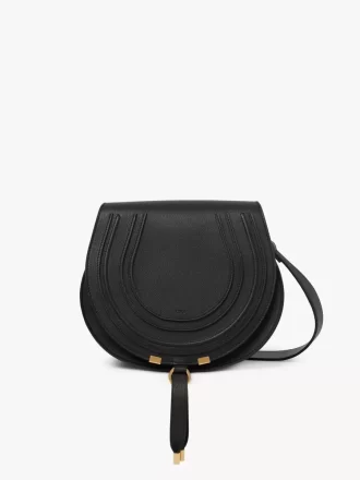 Sacoche de selle Marcie en cuir grainé