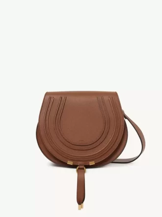 Sacoche de selle Marcie en cuir grainé