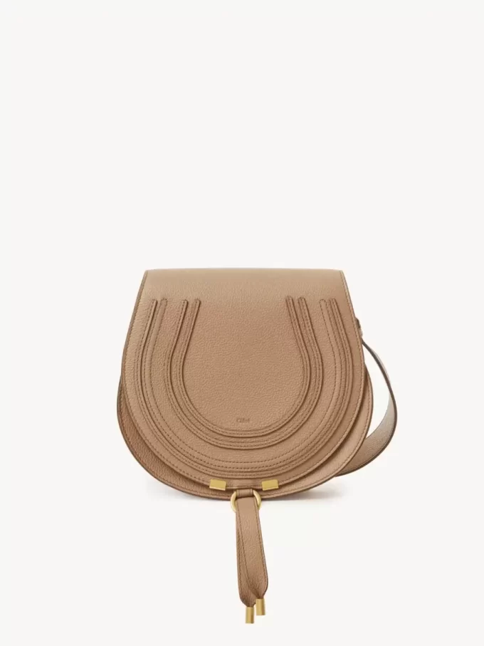 Sacoche de selle Marcie en cuir grainé Sacoche de selle Marcie en cuir grainé
