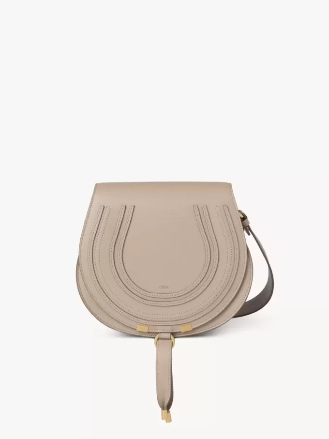 Sacoche de selle Marcie en cuir grainé Sacoche de selle Marcie en cuir grainé