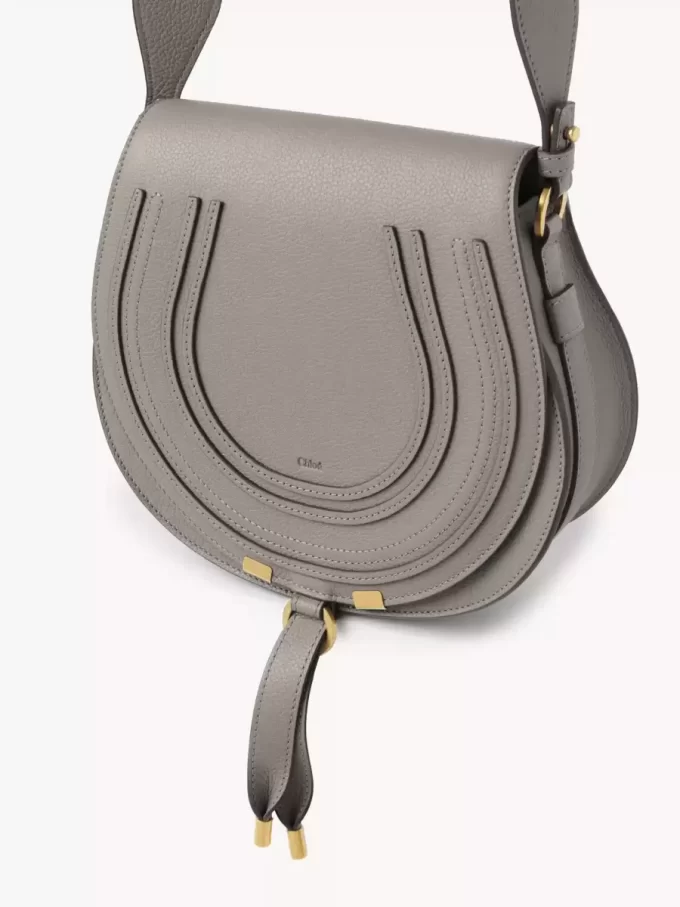 Sacoche de selle Marcie en cuir grainé Sacoche de selle Marcie en cuir grainé