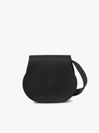 Sacoche de selle Marcie en cuir grainé