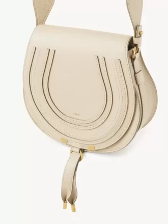 Sacoche de selle Marcie en cuir grainé