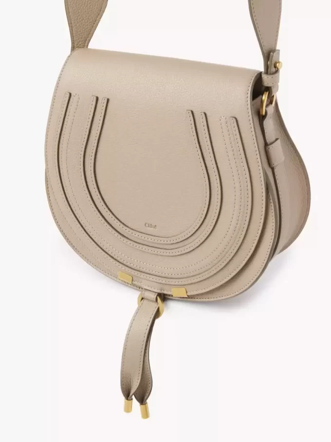 Sacoche de selle Marcie en cuir grainé Sacoche de selle Marcie en cuir grainé