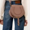 Sacoche de selle Marcie en cuir grainé