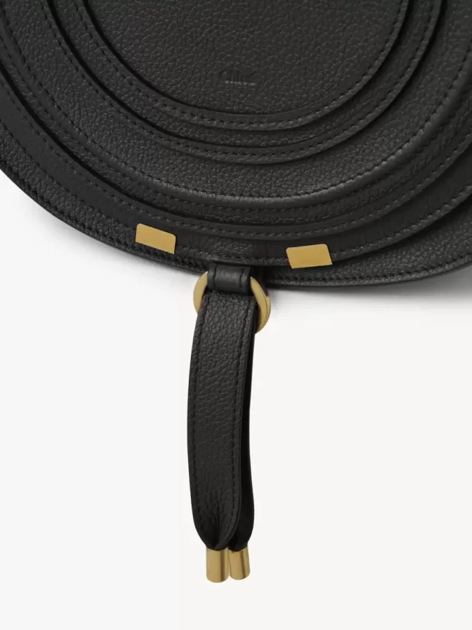 Sacoche de selle Marcie en cuir grainé Sacoche de selle Marcie en cuir grainé
