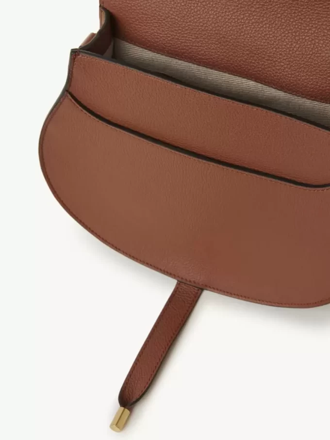 Sacoche de selle Marcie en cuir grainé Sacoche de selle Marcie en cuir grainé