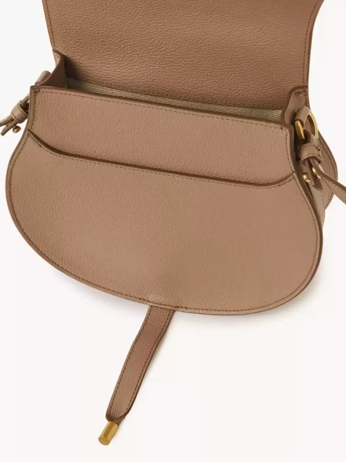 Sacoche de selle Marcie en cuir grainé Sacoche de selle Marcie en cuir grainé