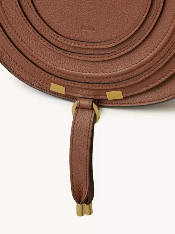 Sacoche de selle Marcie en cuir grainé Sacoche de selle Marcie en cuir grainé