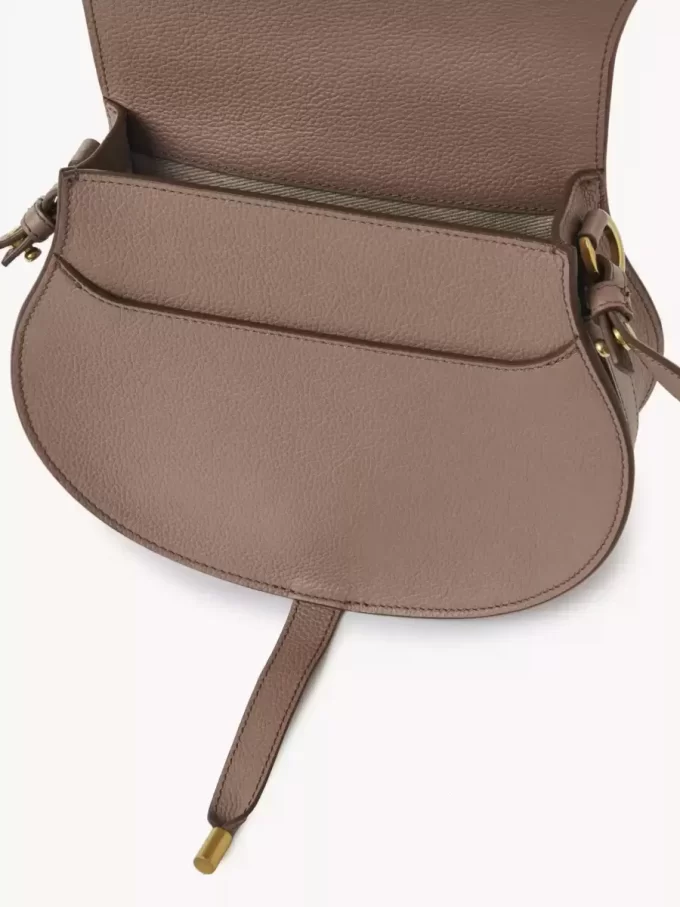 Sacoche de selle Marcie en cuir grainé