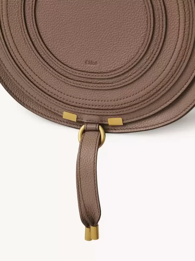 Sacoche de selle Marcie en cuir grainé