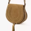 Sacoche de selle Marcie en cuir suédé Sacoche de selle Marcie en cuir suédé