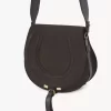 Sacoche de selle Marcie en cuir suédé Sacoche de selle Marcie en cuir suédé