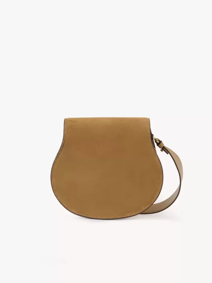 Sacoche de selle Marcie en cuir suédé Sacoche de selle Marcie en cuir suédé